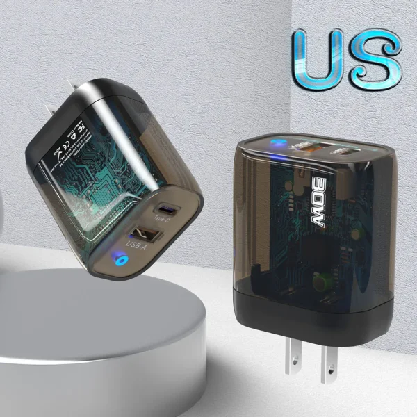 YiLing PKG089 Portable USB C Charger show