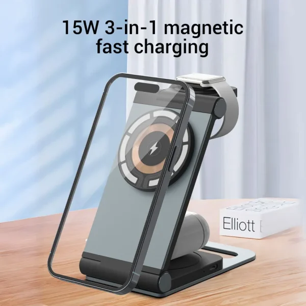 YiLing T9 wireless portable charger 3 IN 1