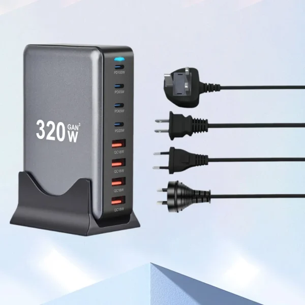 YiLing 320w 8 in 1 USB C Charger port