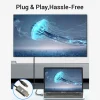 YiLing H05C Portable USB C HDTV Cable plug