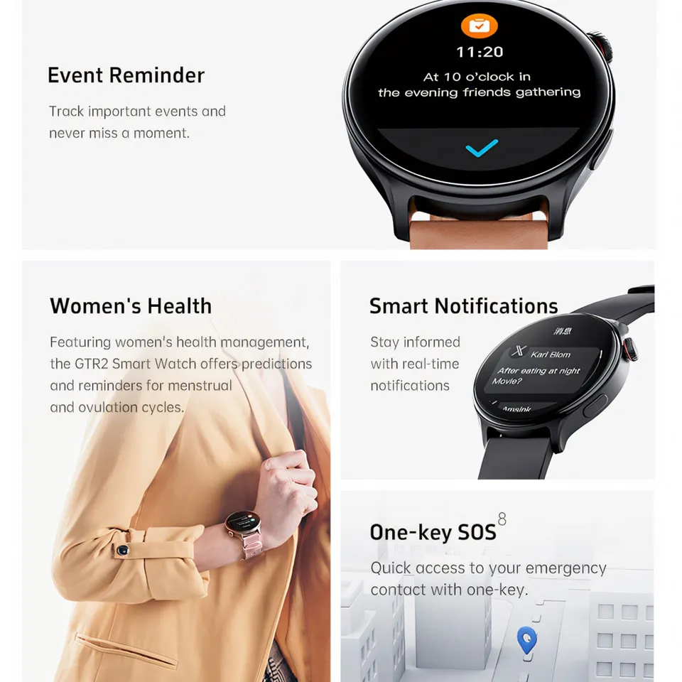 YL-GTR2 Wireless Smart Watches more