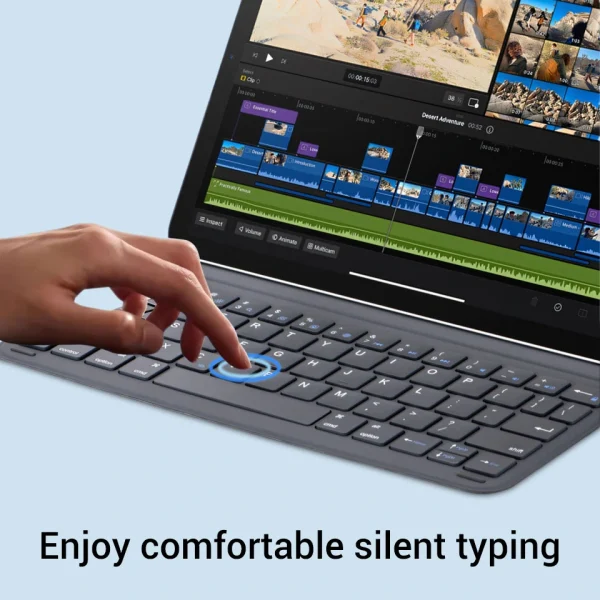 YiLing N1035P ipad keyboard case typing