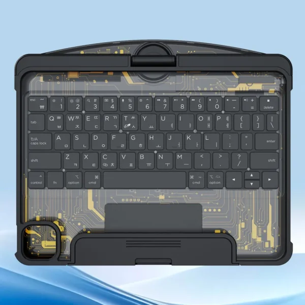 YiLing P129 ipad keyboard case front