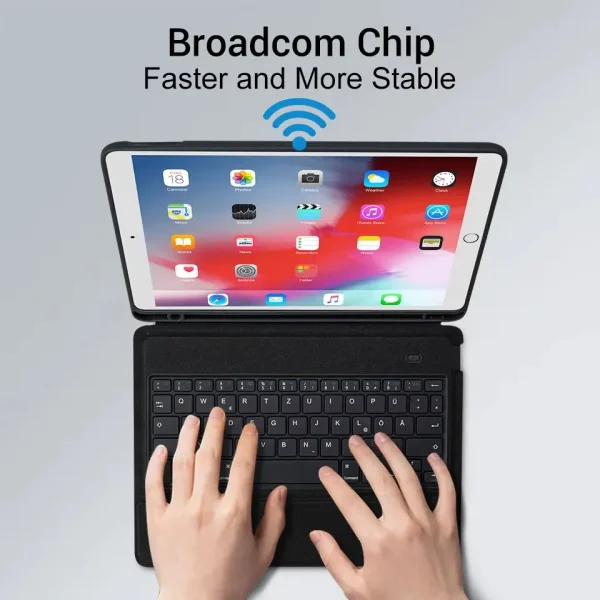 YiLing K102-4 iPad Keyboard Case chip